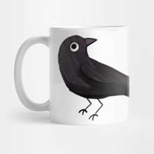 crow illustration Mug